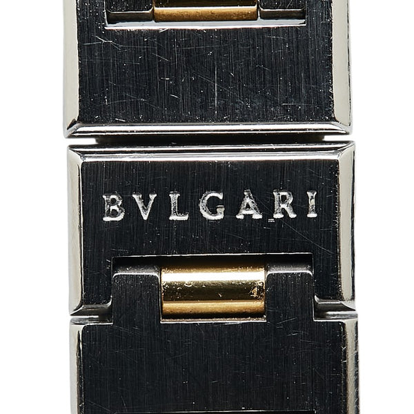 ブルガリ ブルガリブルガリ 腕時計 BB26SGD クオーツ ブラック文字盤 ステンレススチール レディース BVLGARI 【中古】