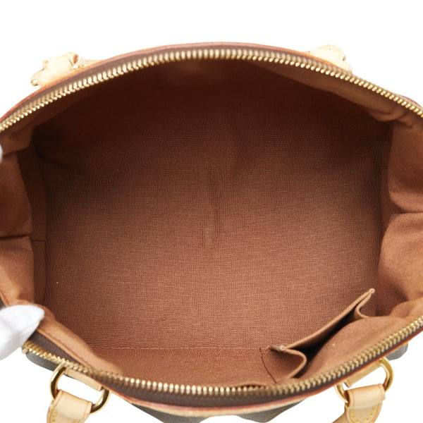 ルイ ヴィトン モノグラム ティヴォリPM ハンドバッグ M40143 ブラウン PVC レザー レディース LOUIS VUITTON 【中古】
