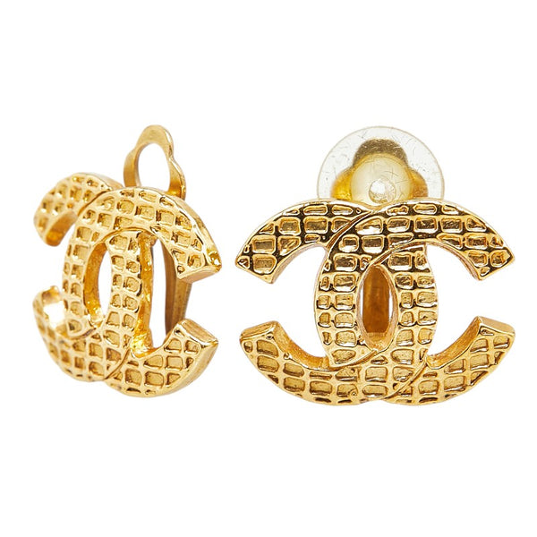 シャネル ヴィンテージ ココマーク イヤリング ゴールド メッキ レディース CHANEL 【中古】