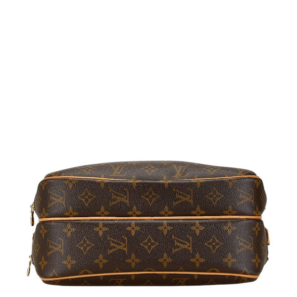 ルイ ヴィトン モノグラム  リポーターPM 斜め掛け ショルダーバッグ  M45254 ブラウン PVC レザー レディース LOUIS VUITTON 【中古】