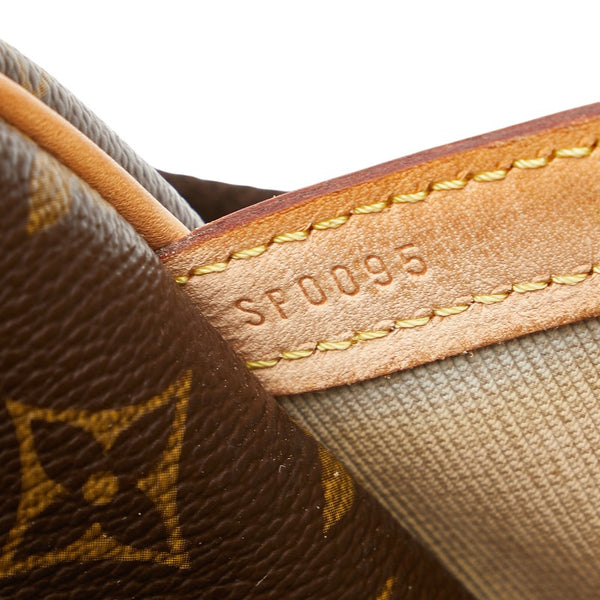 ルイ ヴィトン モノグラム  リポーターPM 斜め掛け ショルダーバッグ  M45254 ブラウン PVC レザー レディース LOUIS VUITTON 【中古】
