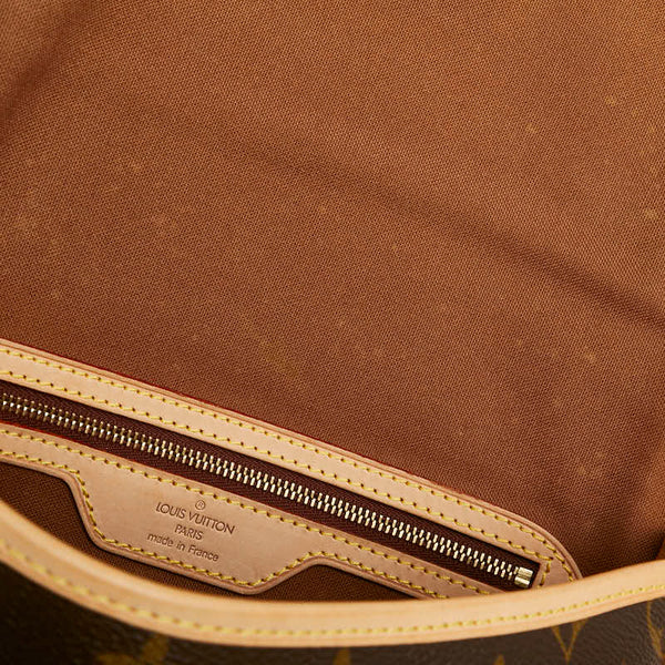 ルイ ヴィトン モノグラム ソローニュ 斜め掛け ショルダーバッグ M42250 ブラウン PVC レザー レディース LOUIS VUITTON 【中古】