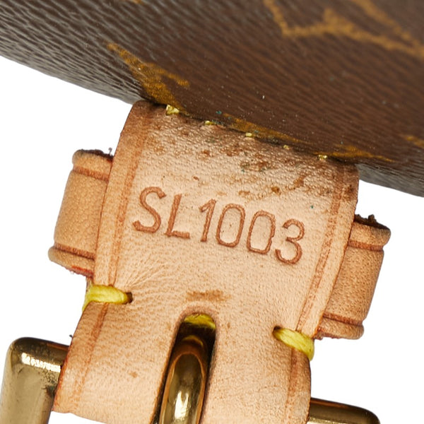 ルイ ヴィトン モノグラム ソローニュ 斜め掛け ショルダーバッグ M42250 ブラウン PVC レザー レディース LOUIS VUITTON 【中古】