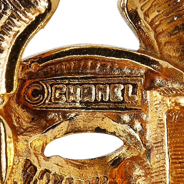 シャネル ココマーク マトラッセ イヤリング ゴールド メッキ レディース CHANEL 【中古】