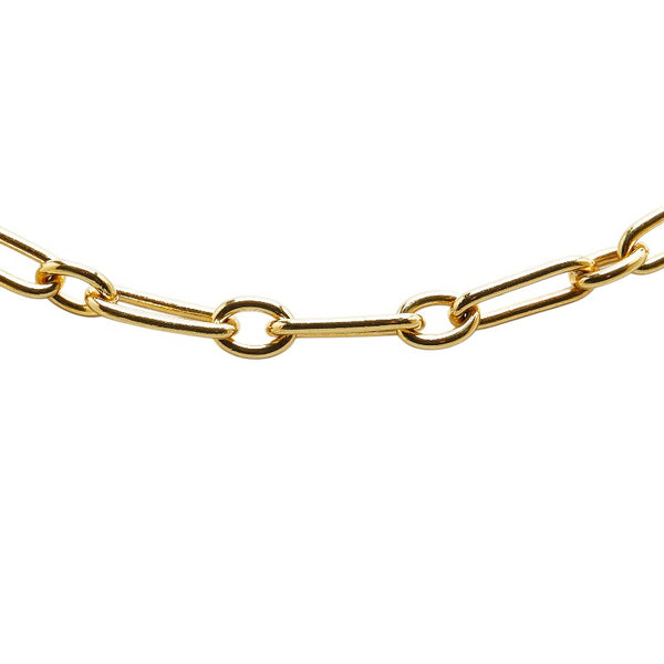 シャネル ココマーク チェーン ネックレス ゴールド メッキ レディース CHANEL 【中古】