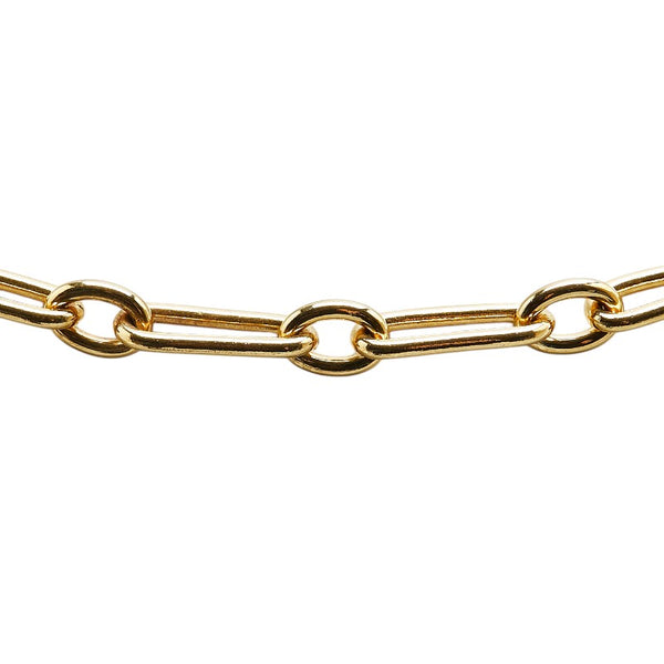 シャネル ココマーク チェーン ネックレス ゴールド メッキ レディース CHANEL 【中古】