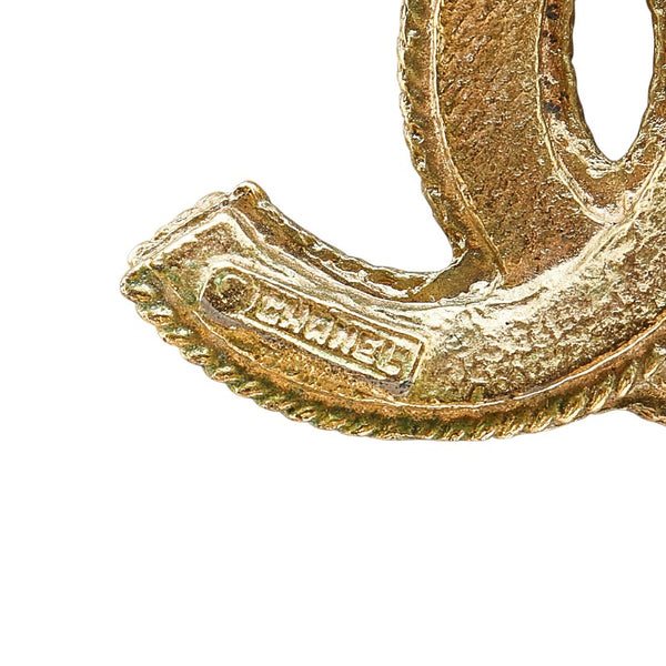 シャネル ココマーク フェイクパール チェーン ネックレス ゴールド メッキ レディース CHANEL 【中古】