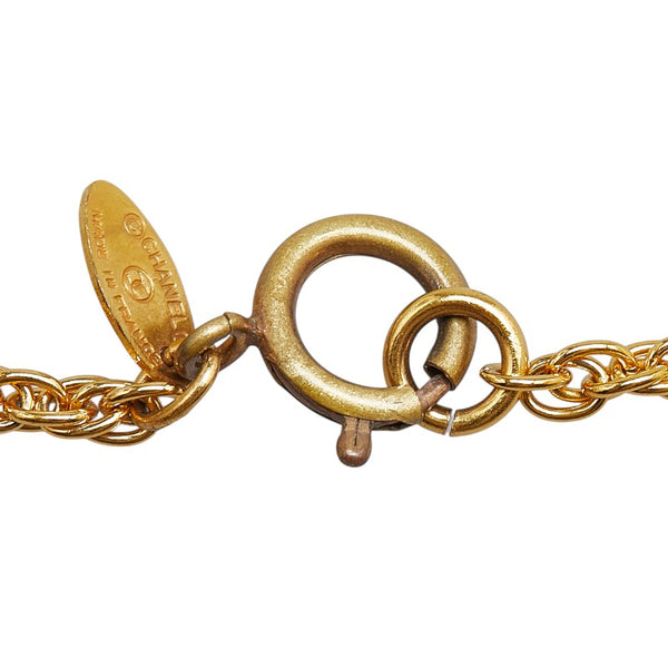 シャネル ココマーク ネックレス ゴールド メッキ レディース CHANEL 【中古】