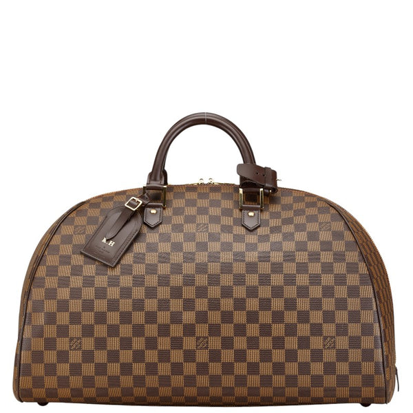 ルイ ヴィトン ダミエ リベラGM ハンドバッグ ボストンバッグ N41432 ブラウン PVC レザー レディース LOUIS VUITTON 【中古】