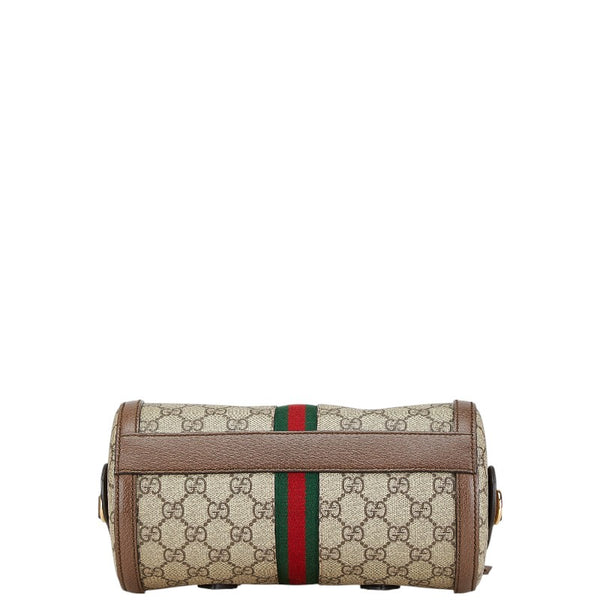 グッチ GGスプリーム オフィディア ハンドバッグ ショルダーバッグ 2WAY 602577 ブラウン ベージュ PVC レザー レディース GUCCI 【中古】