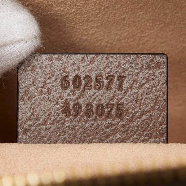 グッチ GGスプリーム オフィディア ハンドバッグ ショルダーバッグ 2WAY 602577 ブラウン ベージュ PVC レザー レディース GUCCI 【中古】