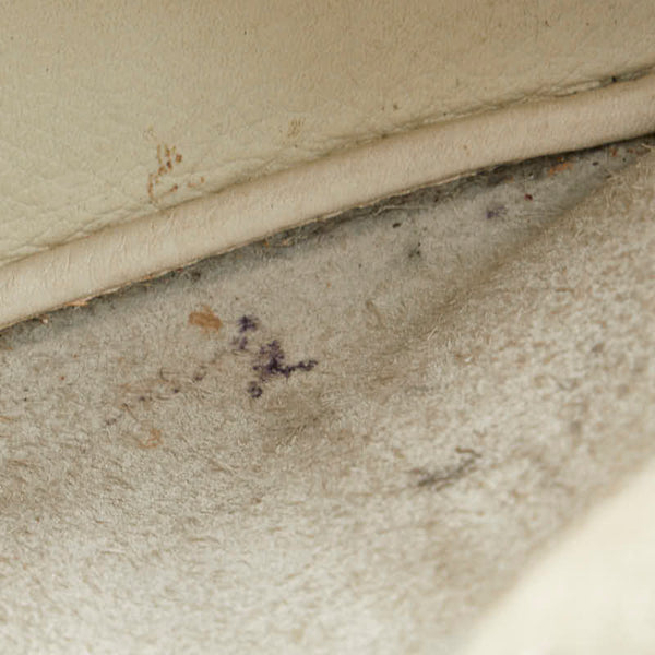 エルメス ピコタンPM ハンドバッグ ホワイト レッド トワルシェブロン レディース HERMES 【中古】