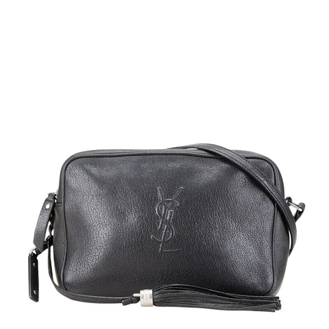 サンローラン ショルダーバッグ ブラック レザー レディース SAINT LAURENT 【中古】