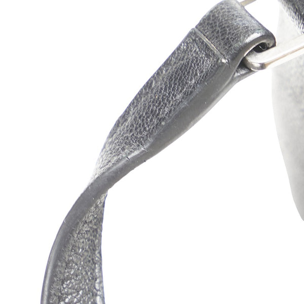 サンローラン ショルダーバッグ ブラック レザー レディース SAINT LAURENT 【中古】