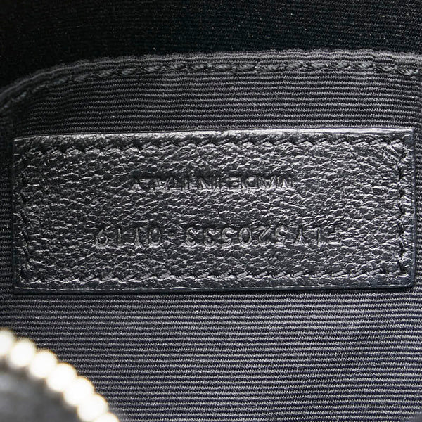 サンローラン ショルダーバッグ ブラック レザー レディース SAINT LAURENT 【中古】