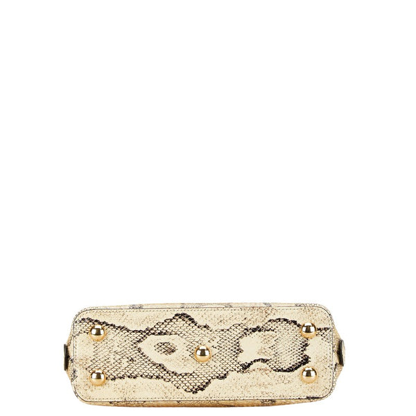 グッチ ホースビット シェリーライン ハンドバッグ ショルダーバッグ 2WAY 677367 ベージュ レザー レディース GUCCI 【中古】