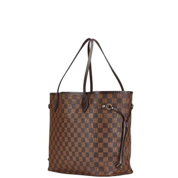 ルイ ヴィトン ダミエ ネヴァーフルMM トートバッグ ハンドバッグ N41358 ブラウン PVC レザー レディース LOUIS VUITTON 【中古】