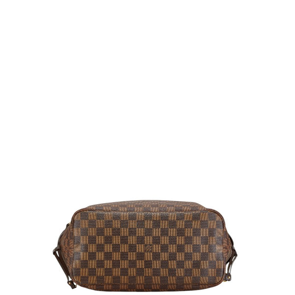 ルイ ヴィトン ダミエ ネヴァーフルMM トートバッグ ハンドバッグ N41358 ブラウン PVC レザー レディース LOUIS VUITTON 【中古】