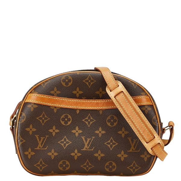 ルイ ヴィトン モノグラム ブロワ 斜め掛け ショルダーバッグ M51221 ブラウン PVC レザー レディース LOUIS VUITTON 【中古】