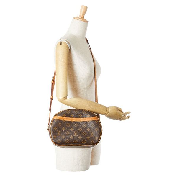 ルイ ヴィトン モノグラム ブロワ 斜め掛け ショルダーバッグ M51221 ブラウン PVC レザー レディース LOUIS VUITTON 【中古】