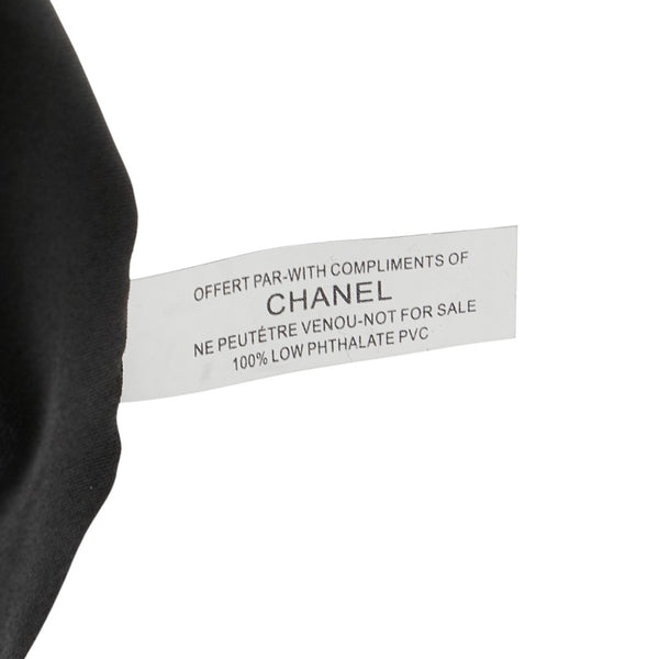 シャネル ココマーク ノベルティ 斜め掛け ショルダーバッグ ブラック ホワイト パイル レディース CHANEL 【中古】