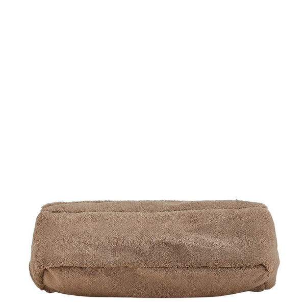 シャネル ココマーク ノベルティ 斜め掛け ショルダーバッグ ベージュ パイル レディース CHANEL 【中古】