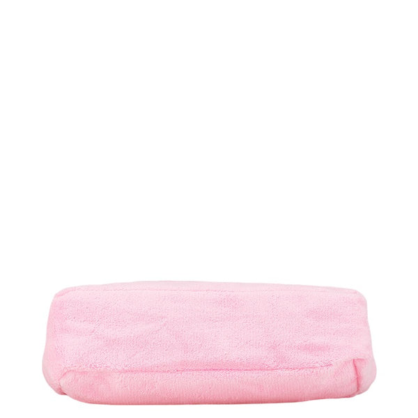 シャネル ココマーク ノベルティ 斜め掛け ショルダーバッグ ピンク パイル レディース CHANEL 【中古】