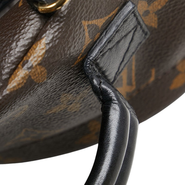 ルイ ヴィトン モノグラム パームスプリングス ミニ リュック バックパック M44873 ブラウン PVC レザー レディース LOUIS VUITTON 【中古】