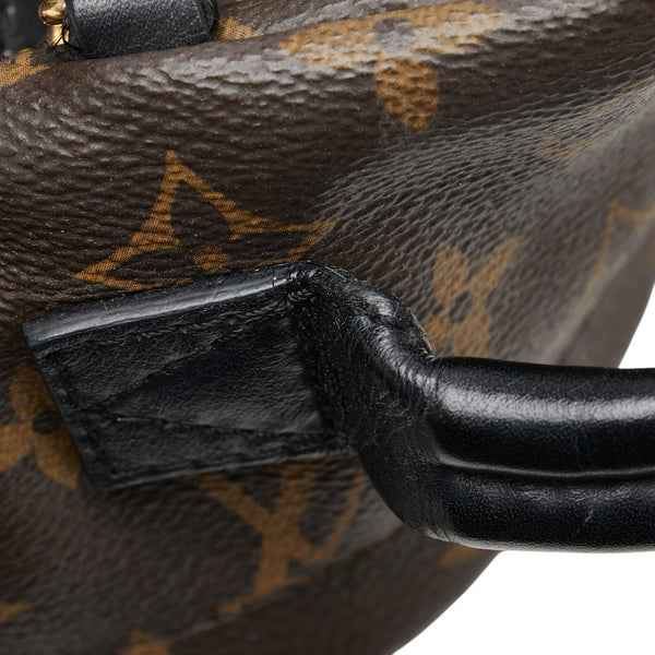 ルイ ヴィトン モノグラム パームスプリングス ミニ リュック バックパック M44873 ブラウン PVC レザー レディース LOUIS VUITTON 【中古】