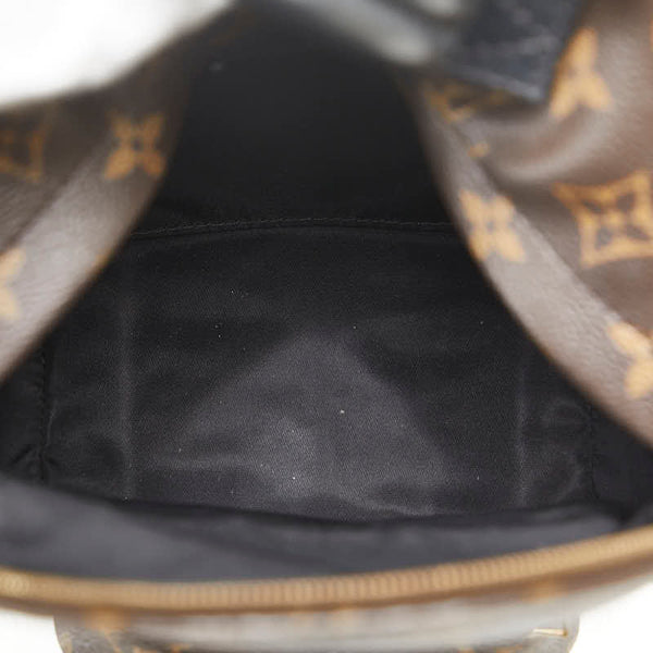 ルイ ヴィトン モノグラム パームスプリングス ミニ リュック バックパック M44873 ブラウン PVC レザー レディース LOUIS VUITTON 【中古】