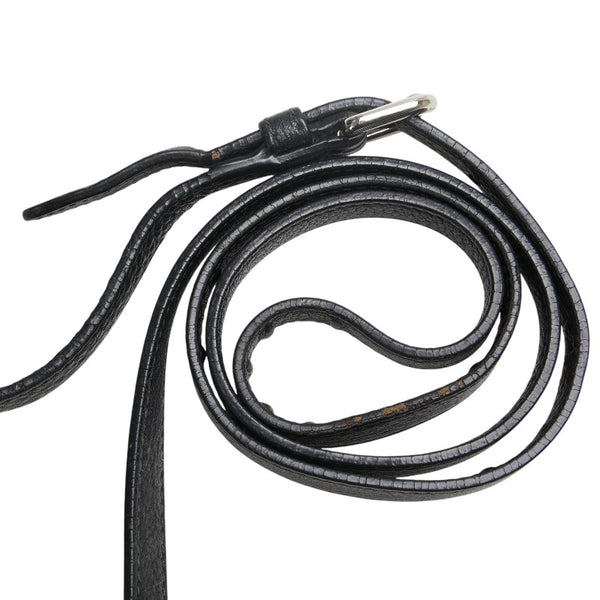 プラダ 斜め掛け ショルダーバッグ 1BHO46 ブラック レザー レディース PRADA 【中古】