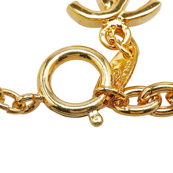 シャネル ココマーク ボールチェーン ブレスレット ゴールド メッキ レディース CHANEL 【中古】