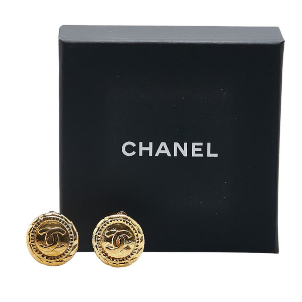 シャネル ココマーク イヤリング ゴールド メッキ レディース CHANEL 【中古】