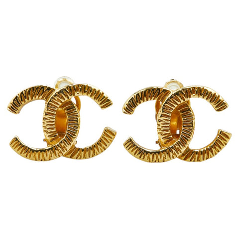シャネル ココマーク イヤリング ゴールド メッキ レディース CHANEL 【中古】