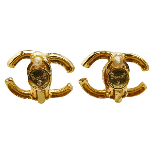 シャネル ココマーク イヤリング ゴールド メッキ レディース CHANEL 【中古】