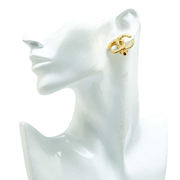 シャネル ココマーク イヤリング ゴールド メッキ レディース CHANEL 【中古】