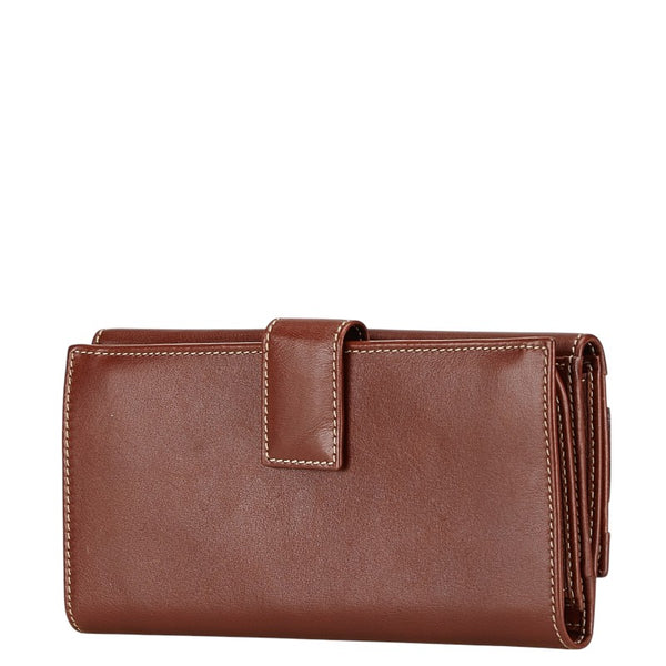 グッチ ホースビット 長財布 137375 ブラウン レザー レディース GUCCI 【中古】