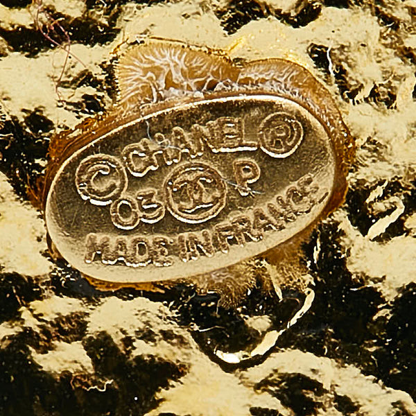 シャネル ココマーク クローバー モチーフ ブローチ ゴールド メッキ レディース CHANEL 【中古】