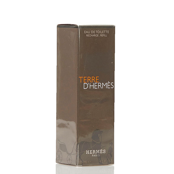 エルメス オードトワレ テール ドゥ エルメス 125ml 香水 ブラウン ガラス メンズ HERMES 【中古】