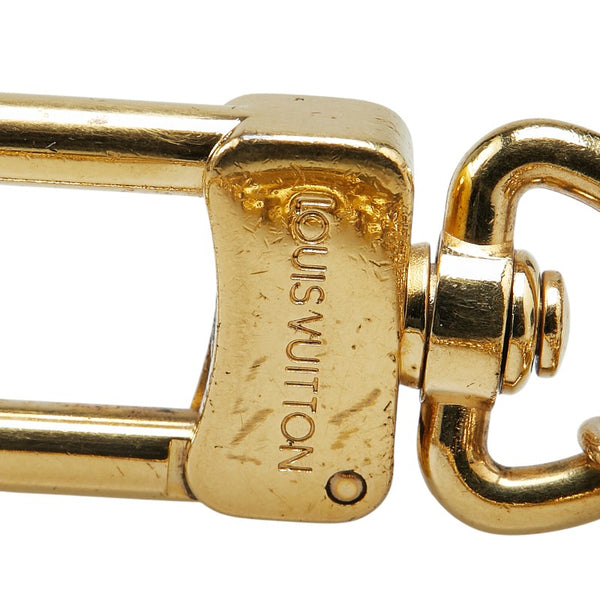 ルイ ヴィトン ポルトクレ シェンヌ パスティーユ キーホルダー M65386 ゴールド ブラウン メッキ レディース LOUIS VUITTON 【中古】