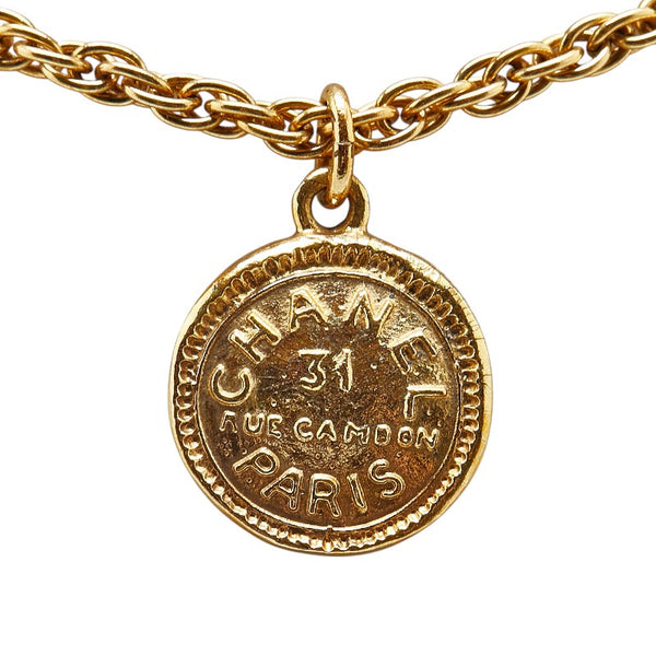 シャネル 31 RUE CAMBON メダリオン ネックレス ゴールド メッキ レディース CHANEL 【中古】