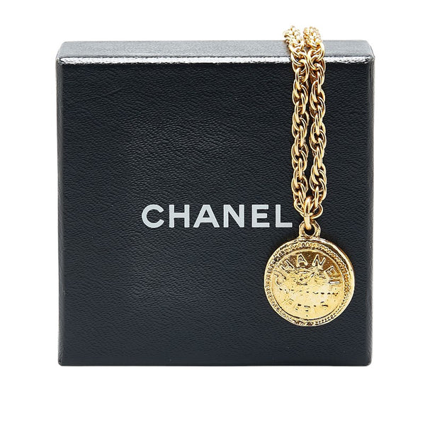 シャネル 31 RUE CAMBON メダリオン ネックレス ゴールド メッキ レディース CHANEL 【中古】