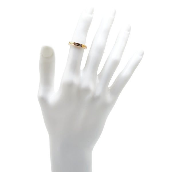 ティファニー フラットバンドリング 3Pダイヤ リング 指輪 K18PG ピンクゴールド レディース TIFFANY&Co. 【中古】