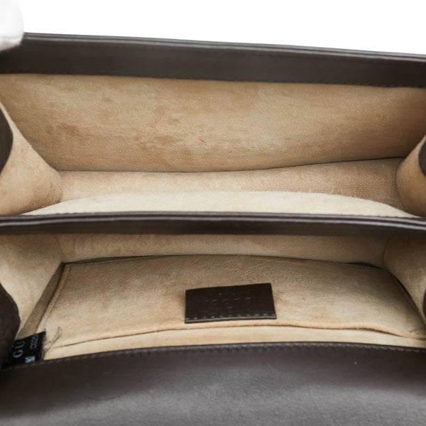 グッチ バンブー ディオニュソス ミニハンドバッグ ショルダーバッグ 2WAY 523367 ベージュ ブラウン パイソン レディース GUCCI 【中古】