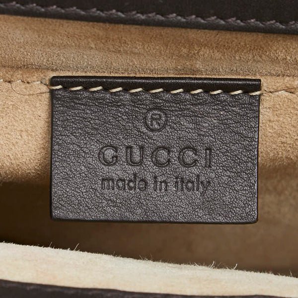 グッチ バンブー ディオニュソス ミニハンドバッグ ショルダーバッグ 2WAY 523367 ベージュ ブラウン パイソン レディース GUCCI 【中古】