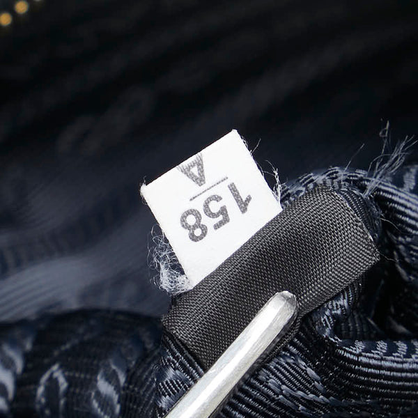 プラダ ハンドバッグ ショルダーバッグ 2WAY 1BA878 ネイビー レザー レディース PRADA 【中古】