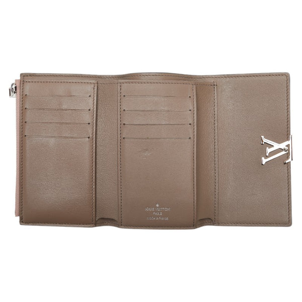 ルイ ヴィトン ポルトフォイユ カプシーヌ コンパクト 三つ折り財布 M62156 ピンク トリヨンレザー レディース LOUIS VUITTON 【中古】