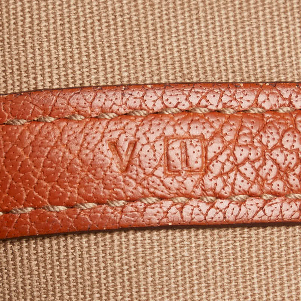 エルメス ガーデンパーティーTPM ハンドバッグ ショルダーバッグ 2WAY ポティロン シルバー トワルオフィシエ カントリー レディース HERMES 【中古】