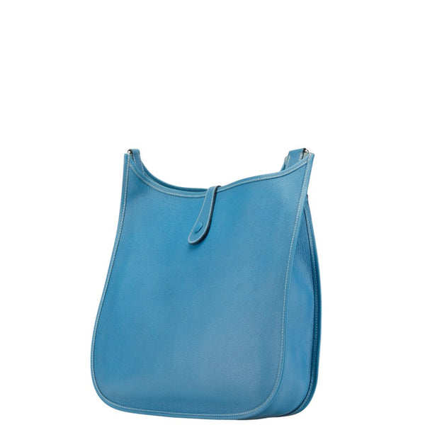 エルメス エヴリンGM ショルダーバッグ ブルージーン クシュベル レディース HERMES 【中古】