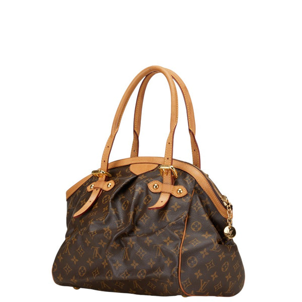 ルイ ヴィトン モノグラム ティヴォリGM ハンドバッグ ショルダーバッグ M40144 ブラウン PVC レザー レディース LOUIS VUITTON 【中古】